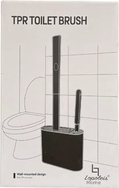 Lopoleis WC Borstel – Toiletborstel – Gesloten Bodem – WC Borstel Met Randreiniger – Siliconen – Zwart – WC Borstel Met Houder – Vrijstaand – Hangend – WC Borstel En Houder -Merkloos Shop 761x1200 1