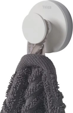 Tiger Urban - Handdoekhaak Groot (1x) - ø 5 Cm - Inclusief 2 Decorringen - Wit -Merkloos Shop 770x1200