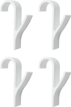 4x Handdoek Haak - Kleding Haak Voor Radiator - Radiatorhaakje - Handdoek Houder Hangend Aan Verwarming - Badkamer Haken Hangend - Ophanghaakjes - Wit -Merkloos Shop 797x1200