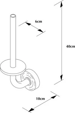 SODEAL Luxe Reserverolhouder Zwart - Reserverolhouder Hangend - Toiletrolhouder Zwart - Wc Rolhouder Zwart -Merkloos Shop 798x1200 1