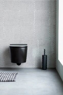 Brabantia MindSet WC Borstel Siliconen Met Houder - Mineral Infinite Grey -Merkloos Shop 800x1200 30