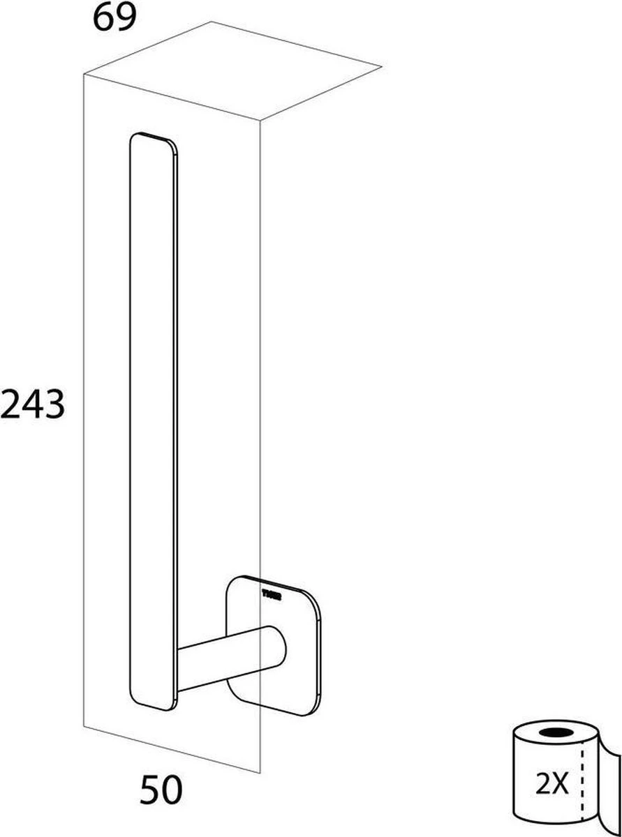 Tiger Colar - Reserverolhouder - Zwart 11 Tiger Colar - Reserverolhouder - Zwart - Afbeelding 9