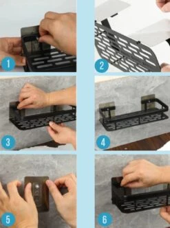 Merkloos Jawes- Wandrek- Zwart- 1stuk- Doucherek- Zonder Te Boren- Wandrek Zonder Boren- Wandrekje 15 Merkloos Jawes- Wandrek- Zwart- 1stuk- Doucherek- Zonder Te Boren- Wandrek Zonder Boren- Wandrekje -Merkloos Shop 894x1200 6