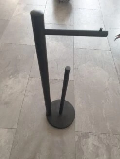 Luxe Toiletrolhouder - Toiletrolstandaard - Geschikt Voor 4 Wc Rollen - Metaal Zwart -Merkloos Shop 900x1200 11