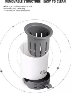 Fleau Luxe WC Borstel Met Houder - Siliconen Toiletborstel - Hygiënisch & Antibacterieel - Vrijstaand Of Hangend - Wit -Merkloos Shop 910x1200