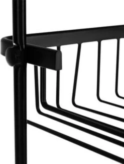 Recalma Doucherek 3 Laags - Monteren Zonder Boren - Zwart - Zuignap - Ook Voor Grote Flessen - Opbergrek Douche - 3 Etages -Merkloos Shop 912x1200