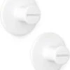 Brabantia ReNew Handdoekhaakjes - 2 Stuks - White 2 Brabantia ReNew Handdoekhaakjes - 2 Stuks - White -Merkloos Shop 982x1200